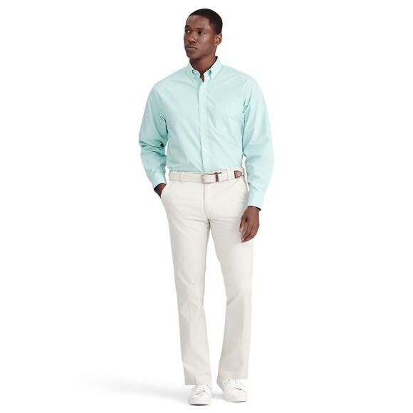 IZOD Men’s Performance Stretch Chino Pants Warm Pearl 32x30 Straight Fit NWT - Picture 4 of 10